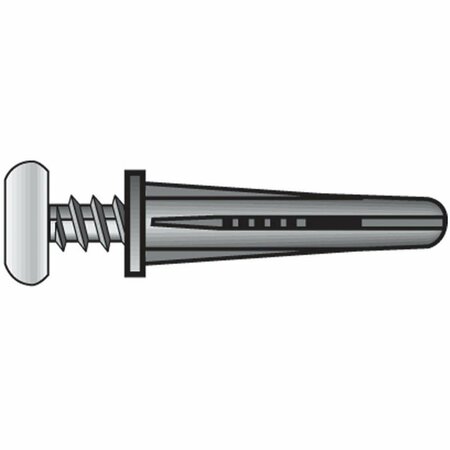 ACEDS No. 14-16 Plastic Anchor with Screw, 100PK 5333984